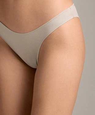 5 трусов бразильяно U-образной формы в рубчик- Заказать в России