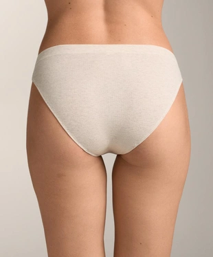 3 классических трусов в рубчик из смесового хлопка с логотипом- Заказать в России