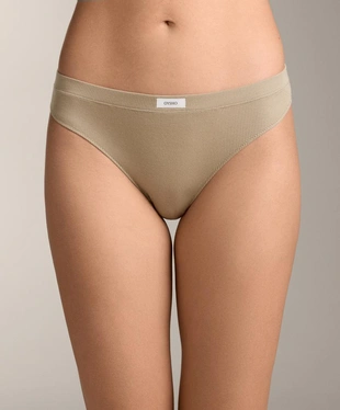 3 классических трусов в рубчик из смесового хлопка с логотипом- Заказать в России