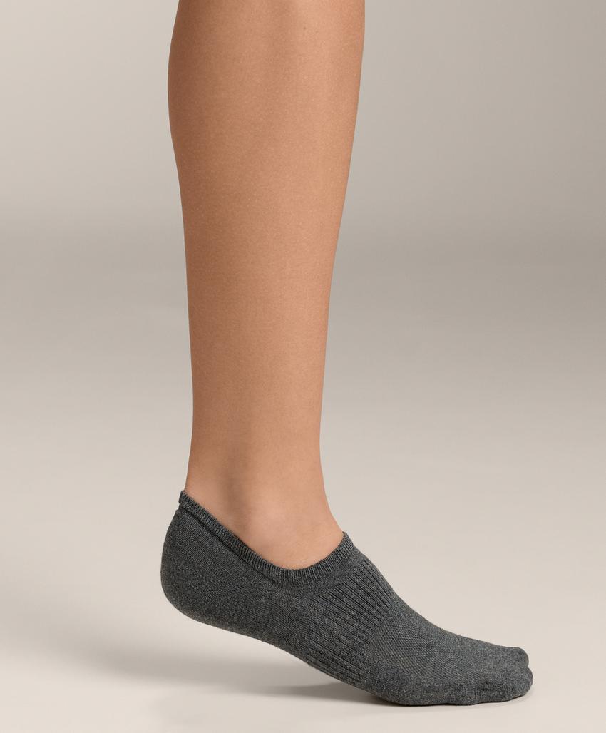 3 пары носков-следков из смесового хлопка с высоким вырезом