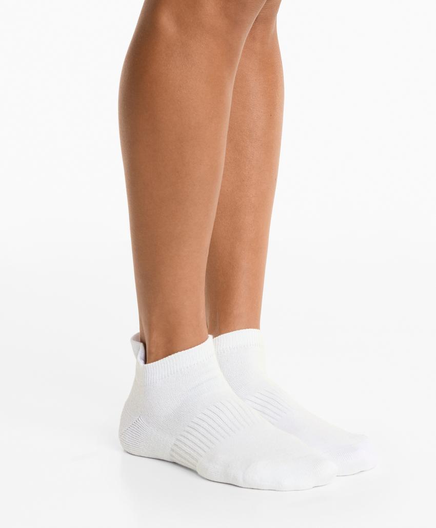 3 пары спортивных носков-сникеров с язычком из смесового хлопка