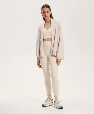 Вязаный кардиган с воротником с лацканами- Заказать в России