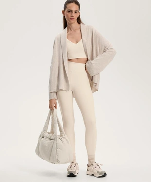 Вязаный кардиган с воротником с лацканами- Заказать в России