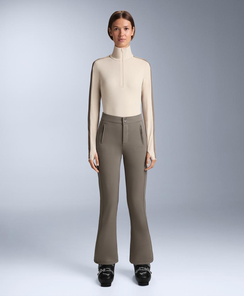 Термофутболка с молнией до середины груди