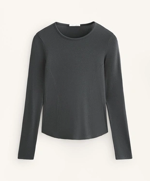 Футболка RIB с длинными рукавами, хлопком и модалом- Заказать в России