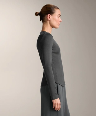 Футболка RIB с длинными рукавами, хлопком и модалом- Заказать в России