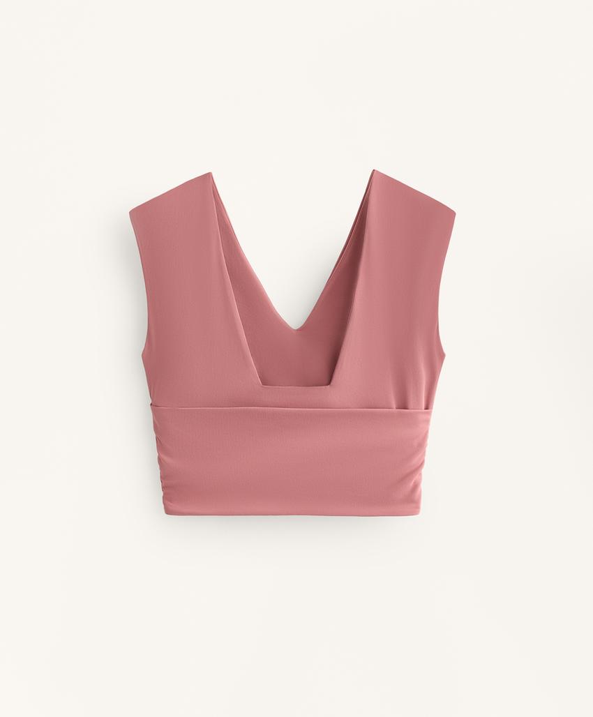 Топ-майка Comfortlux с перекрестными деталями