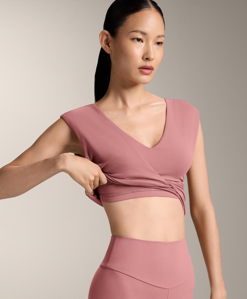 Топ-майка Comfortlux с перекрестными деталями