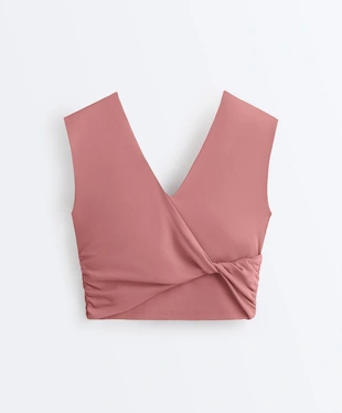 Топ-майка COMFORTLUX с перекрестными деталями- Заказать в России