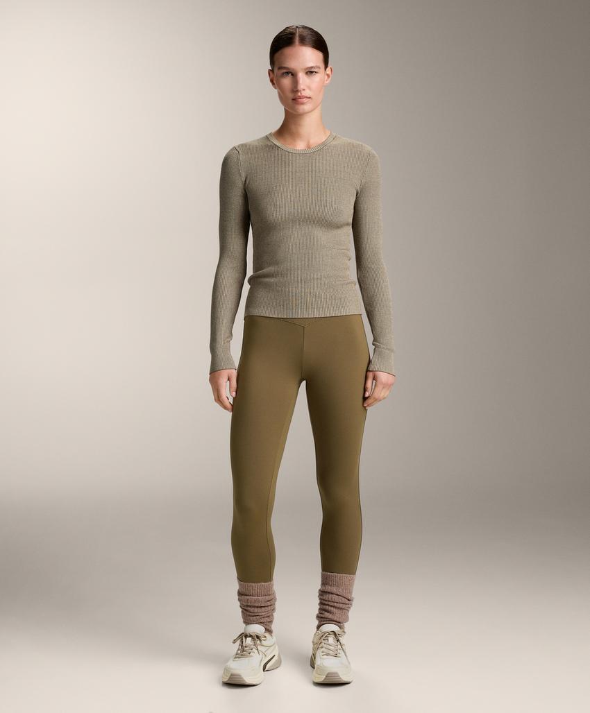 Футболка Base layer из трикотажа с рельефным узором