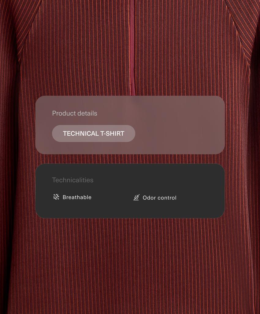 Лонгслив из высокотехнологичной ткани