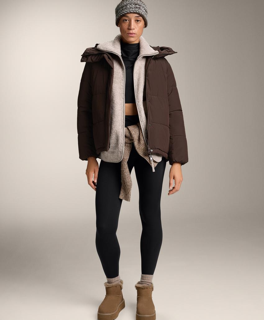 Топ с драпированным комфортным воротником comfortlux