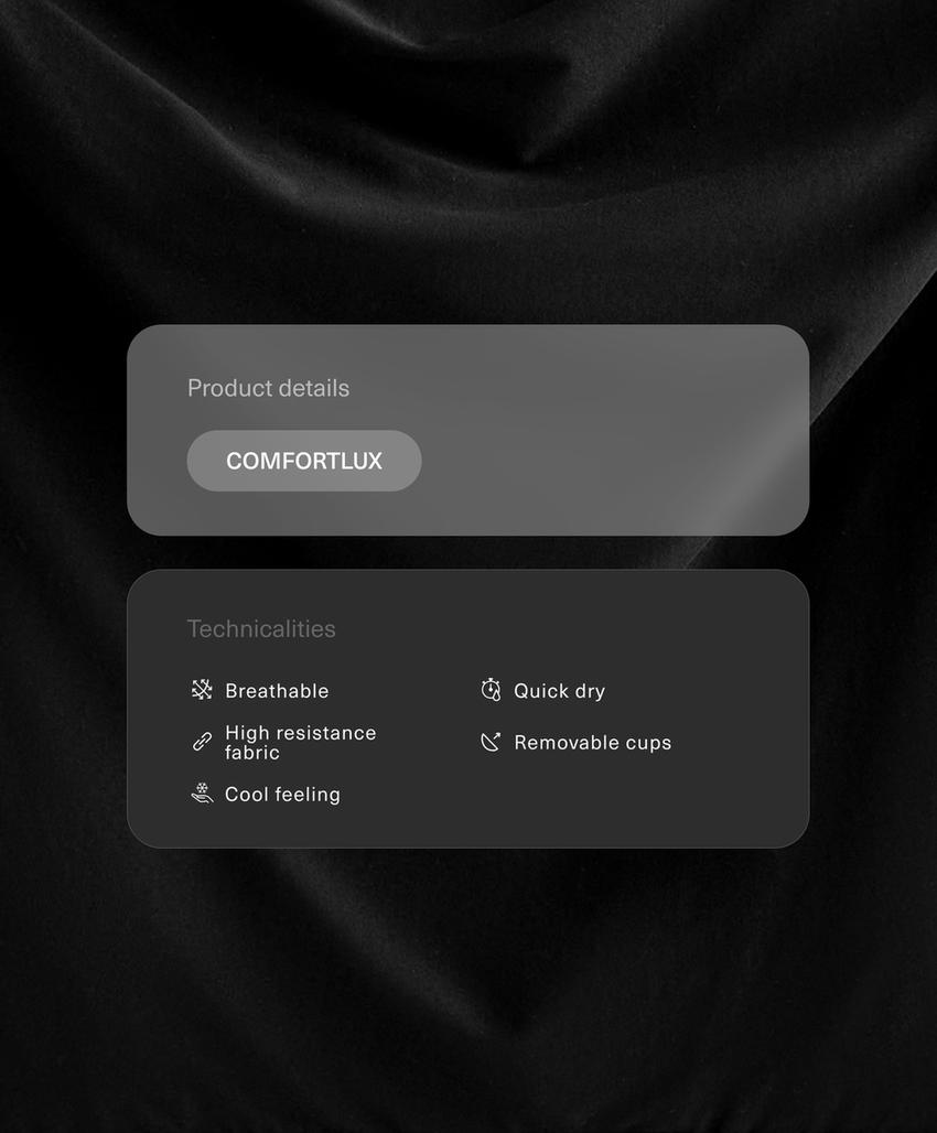 Топ с драпированным комфортным воротником comfortlux