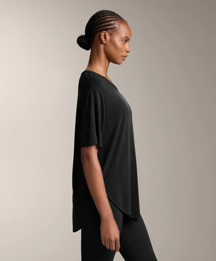 Футболка с коротким рукавом из модального микса- Заказать в России