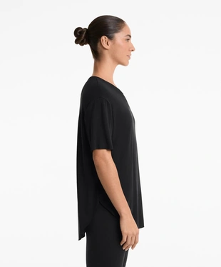 Футболка с коротким рукавом из модального микса- Заказать в России