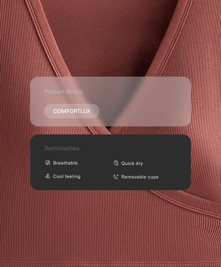 Лонгслив comfortlux с перекрещивающимся топом