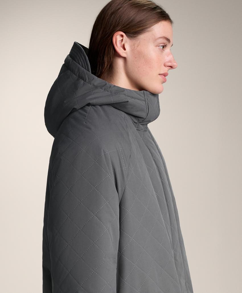 Длинный утепленный плащ fellex® aerogel 3k с водонепроницаемой отделкой