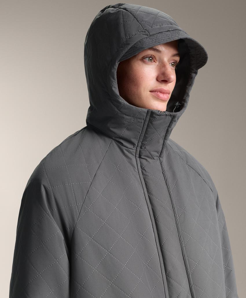 Длинный утепленный плащ fellex® aerogel 3k с водонепроницаемой отделкой