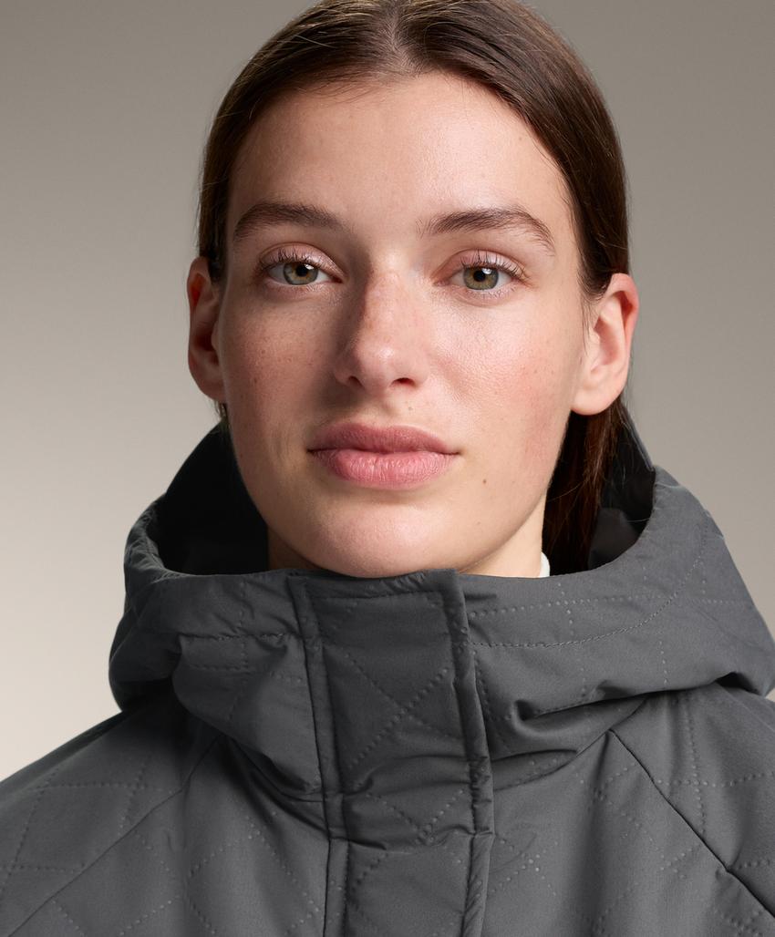 Длинный утепленный плащ fellex® aerogel 3k с водонепроницаемой отделкой