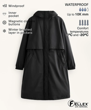 Длинная утепленная непромокаемая куртка 10K FELLEX® с AEROGEL- Заказать в России