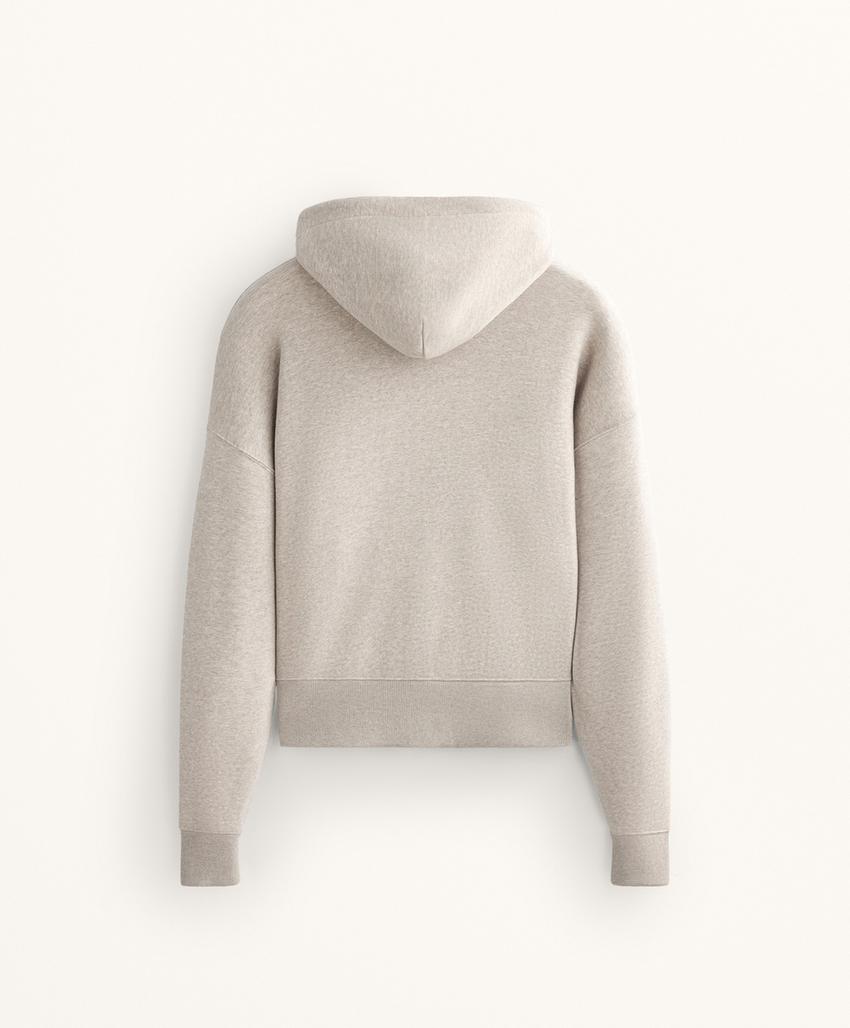 Широкий рукав куртка с капюшоном из хлопка