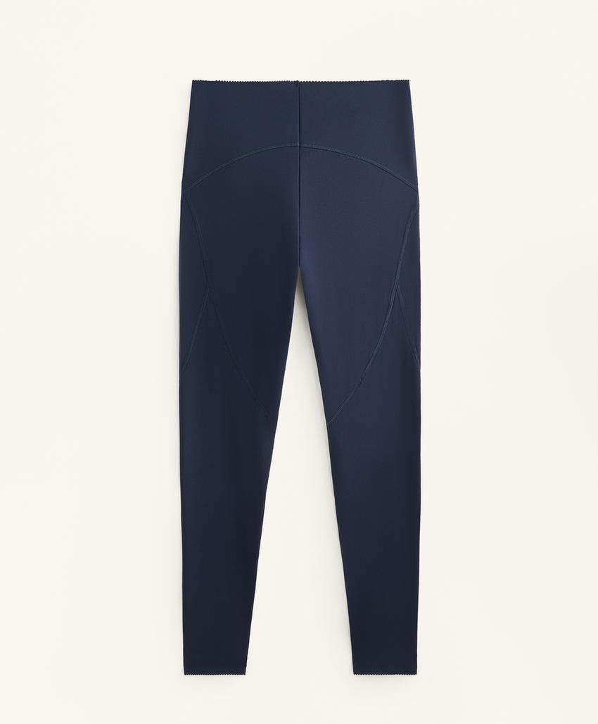 Компрессионные высокие леггинсы базовой длины до щиколотки