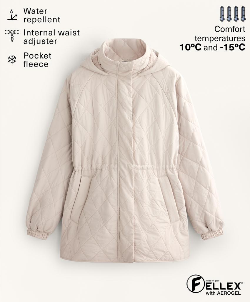 Длинная утепленная куртка fellex® aerogel