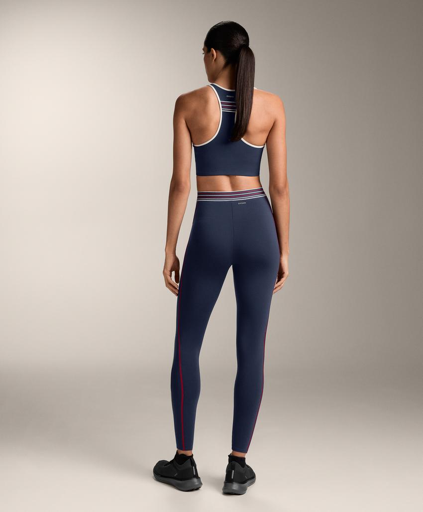 Компрессионные леггинсы до щиколотки с высокой талией и контролем корсета