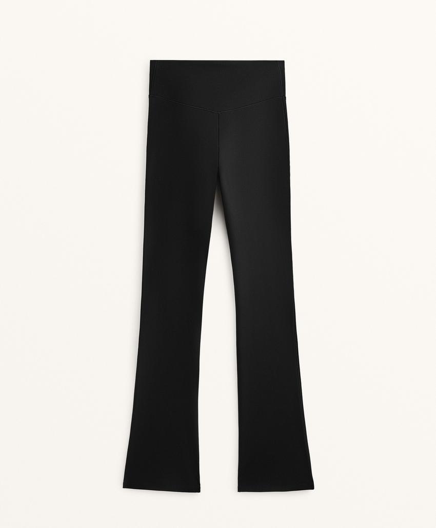 Брюки с завышенной талией и широкими брючинами evermove