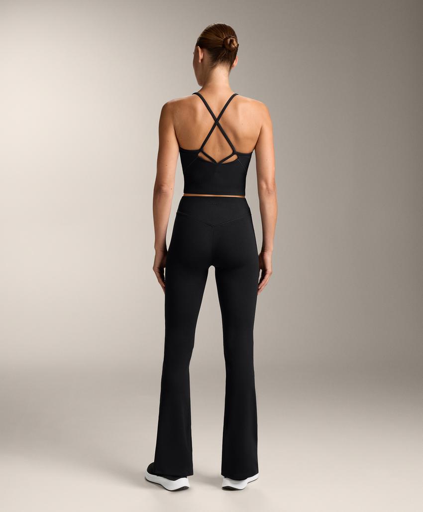 Брюки с завышенной талией и широкими брючинами evermove