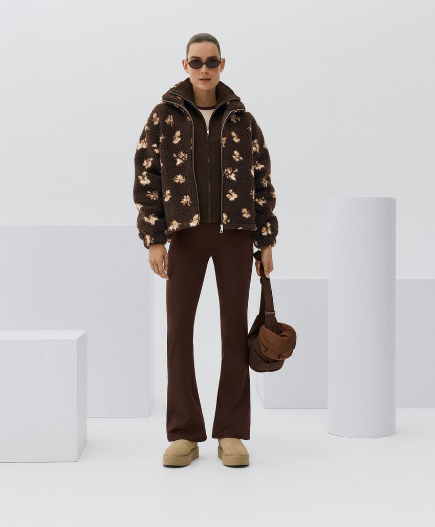 Кожаные ботинки на платформе