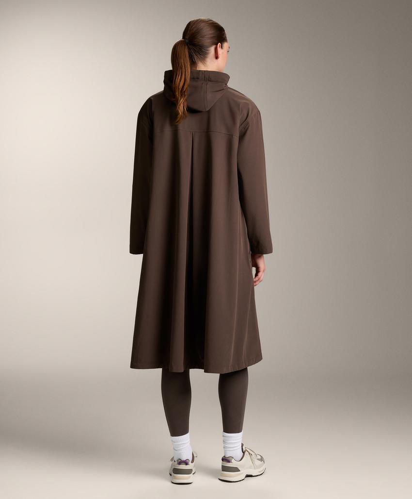 Длинная экстра-легкая водонепроницаемая куртка 10k