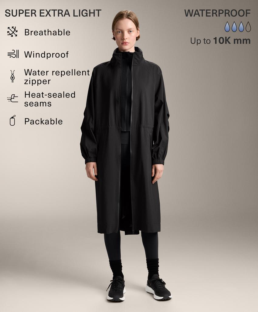 Ультралегкий компактный плащ с водонепроницаемостью 10 000 мм