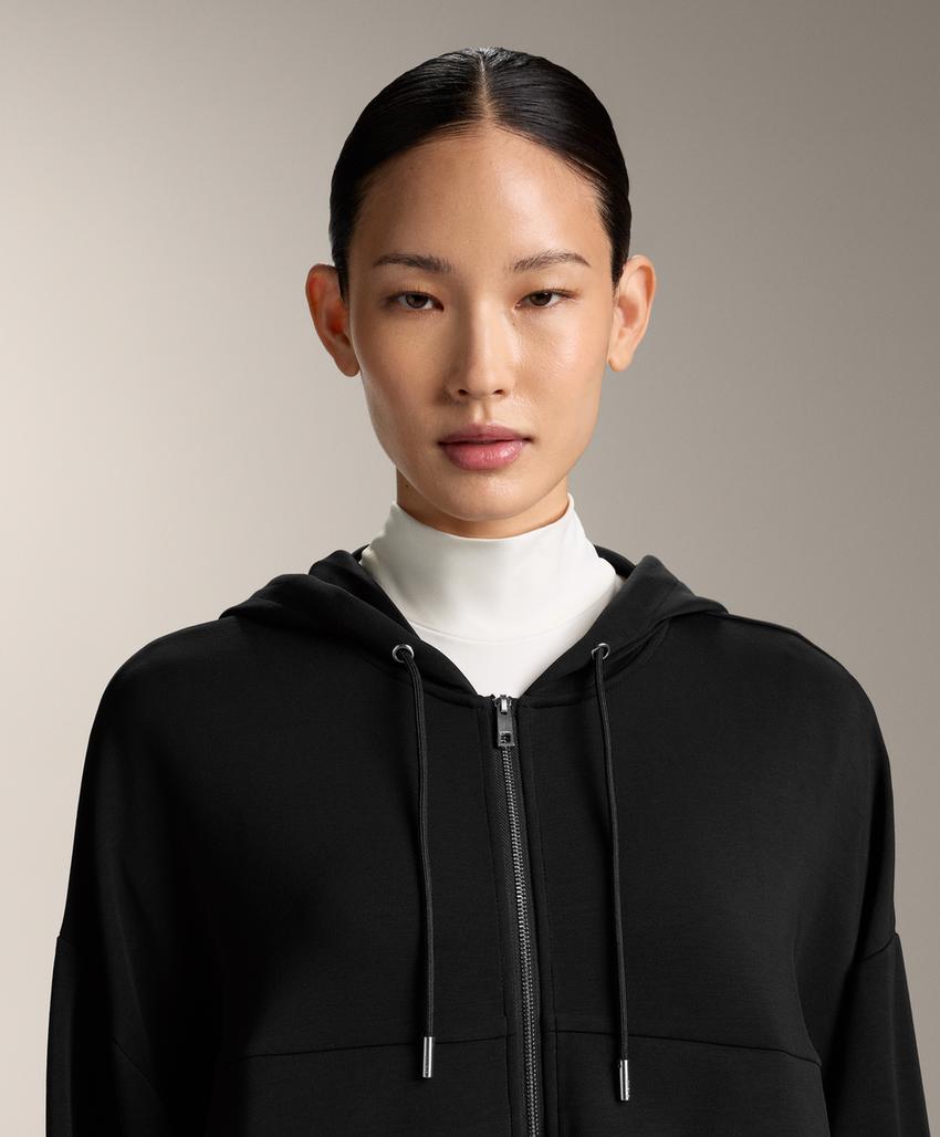 Толстовка с молнией из мягкого модала