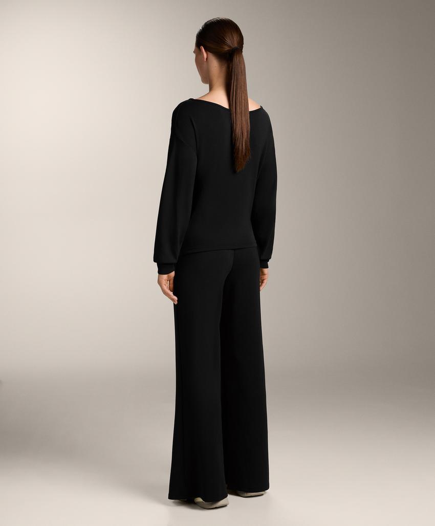 Толстовка с завязками из мягкого модала