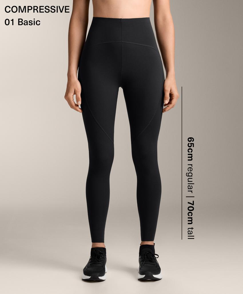 Базовые сжимающие леггинсы длиной до щиколотки
