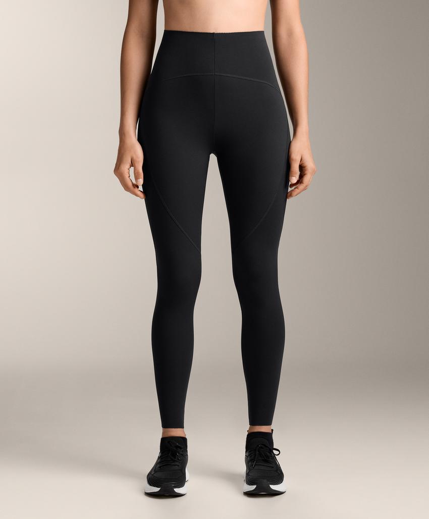 Базовые сжимающие леггинсы длиной до щиколотки