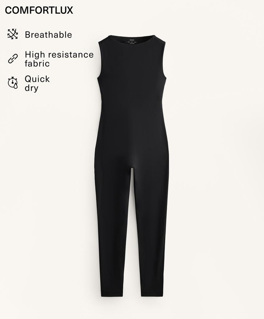 Длинный комбинезон с лодочным вырезом comfortlux