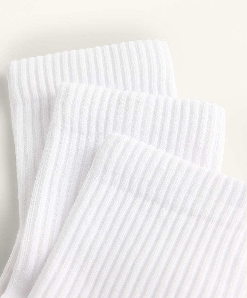 3 пары спортивных носков из хлопкового смесового материала, длиной до щиколотки