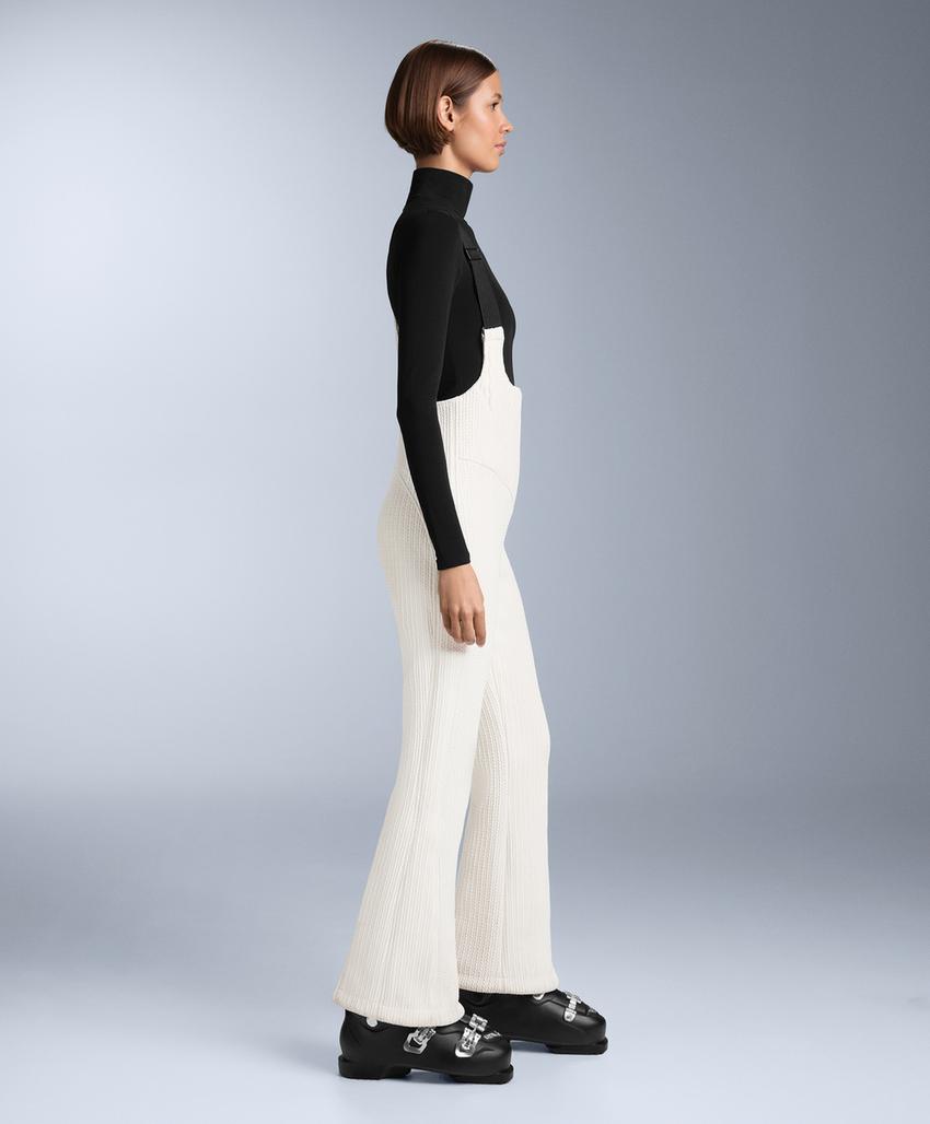 Water-resistant SKI flare dungarees