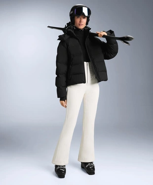 WATER-RESISTANT SKI FLARE DUNGAREES- Заказать в России