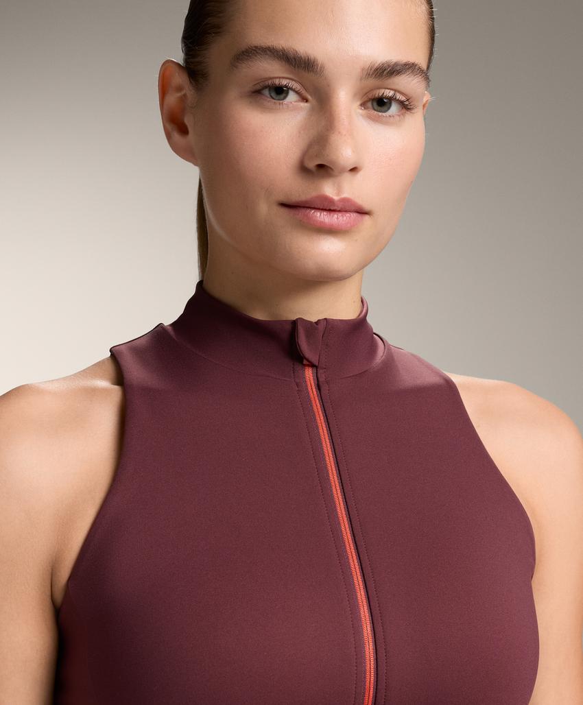 Tank top Compressive с молнией