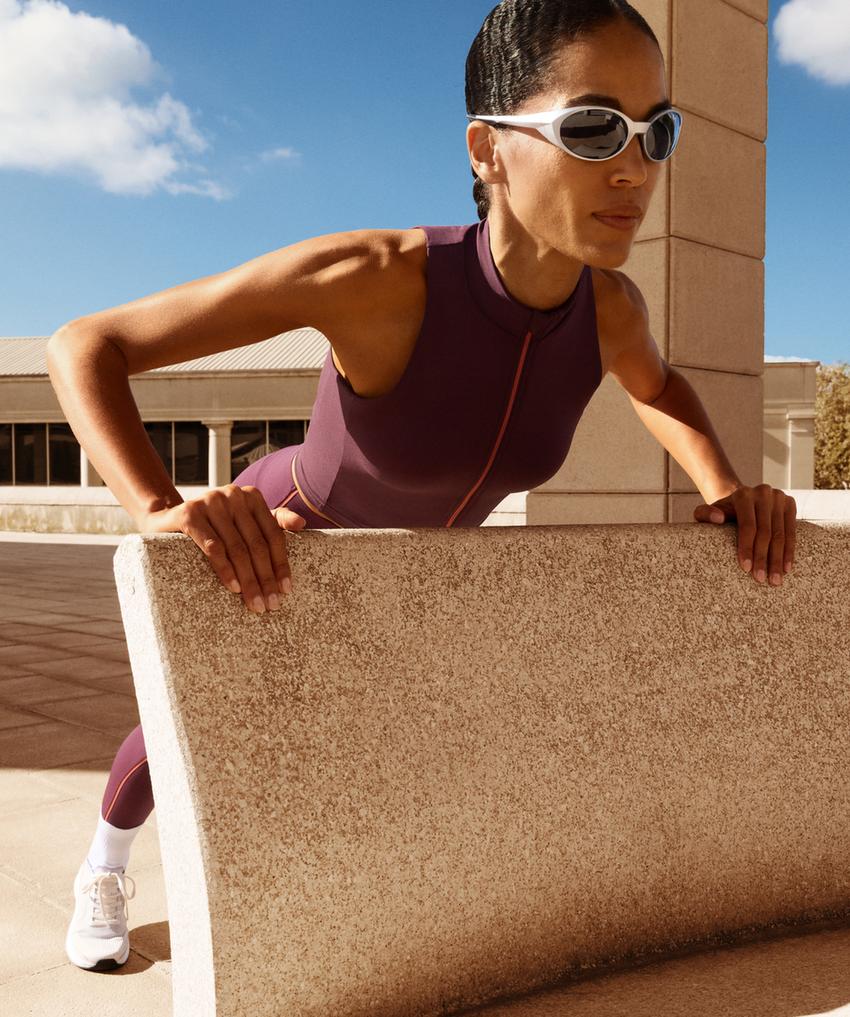 Tank top Compressive с молнией