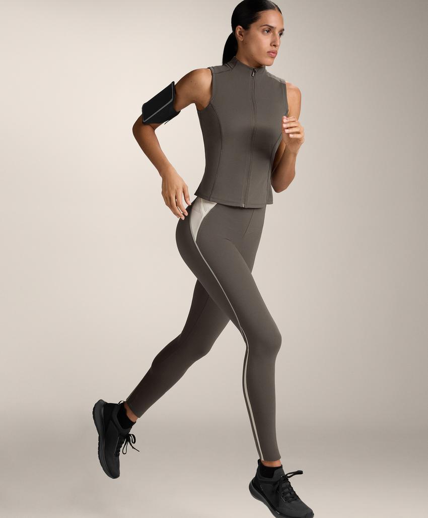 Майка без рукавов с молнией