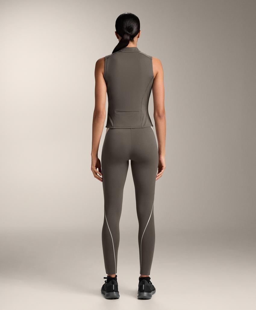 Майка без рукавов с молнией