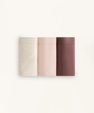 3 классических трусов из смесового хлопка с логотипом- Заказать в России