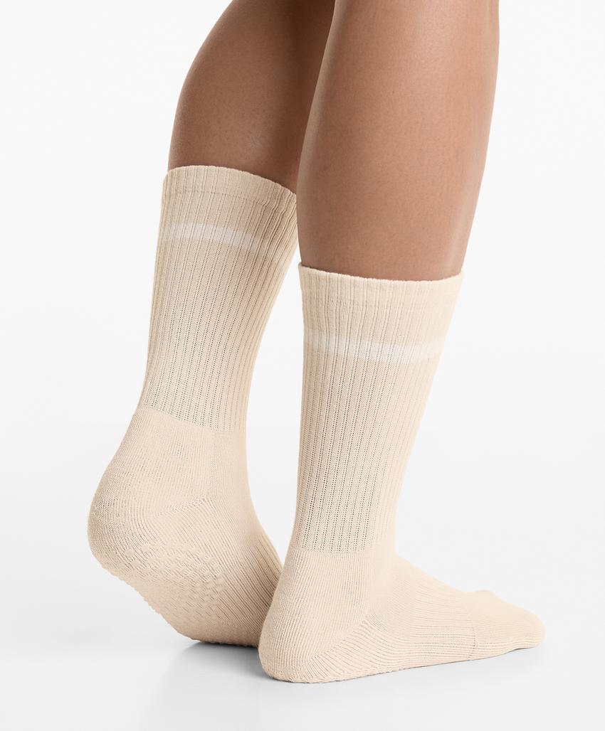 2 пары носков из хлопкового смесового материала в классическом стиле для йоги и пилатеса