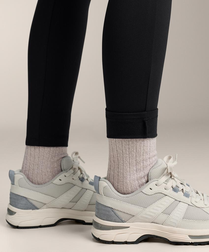 Теплые материнские леггинсы до щиколотки 70см