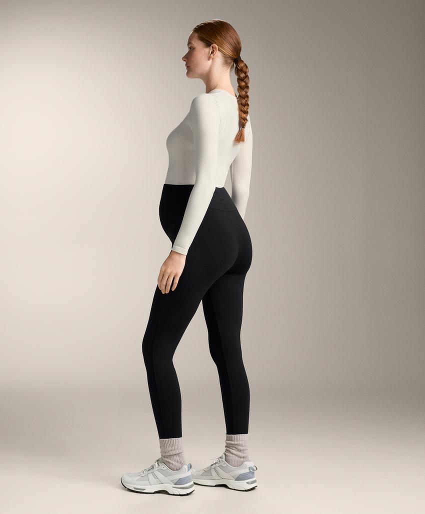 Теплые материнские леггинсы до щиколотки 70см