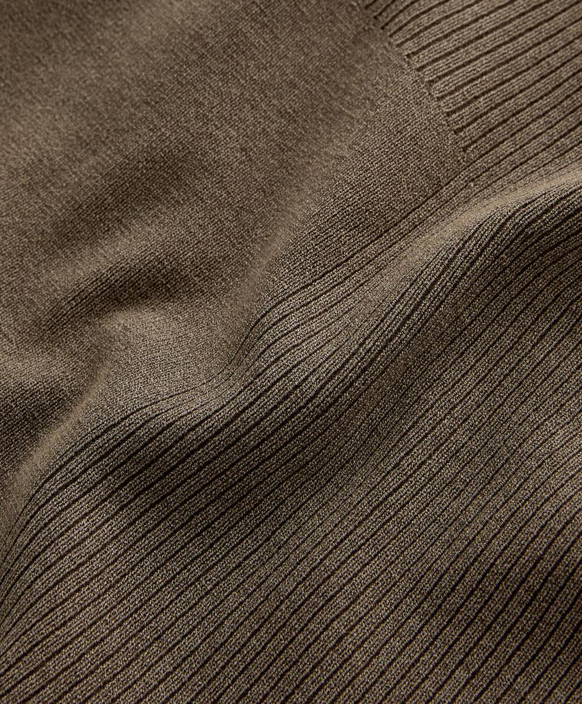 Длинный вязаный жакет с эффектом потертости